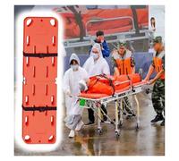 Civière de sauvetage flottante portable avec poignées incurvées, planche dorsale d'urgence pour la sécurité aquatique, idéale pour les sauveteurs et les pompiers lors des sauvetages en mer et en riv