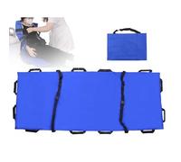 Civière de Transport Portable - Civière Pliable Mcal, adaptée à l'évacuation de Patients et d'animaux, Comprend Un Sac de Transport, Convient pour Les urgences et Un Usage Quotidien, Bleue -