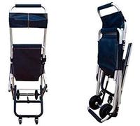 Civière d'escalier pliable Portable, chaise d'escalier, ambulance, pompier, évacuation avec boucles à dégagement rapide for personnes âgées 1118