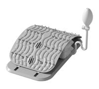 Civière dorsale avec coussin gonflable manuel Civière ergonomique pour le bas du dos, gris, colonne vertébrale