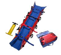 Civière d'urgence avec attelle à coussin d'air et pompe pour la protection complète des fractures du corps et le transport des patients dans les situations de sauvetage et d'accident