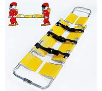Civière en aluminium, civière pliante portative, civière de sauvetage d'urgence, longueur réglable, civière médicale de transport de patients