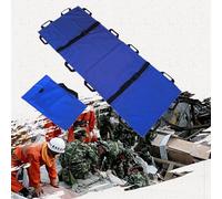 Civière Médicale Civière Souple De Transport À 12 Poignées, Civière Souple Pliable, Civière Portable En Tissu Oxford Pour Transfert De Patients, Pour Urgences Médicales En Montagne(Blue)