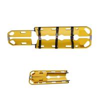 Civière médicale portable d'urgence pliable en aluminium, capacité de charge de 159 kg, longueur réglable de 160 à 200 cm pour hôpital et clinique