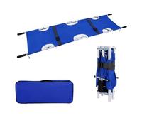 Civière Multifonction Simple For Le Levage De Personnes,Civière Médicale Pliable Et Portable,Équipement D'urgence Incendie,De Recherche Et De Sauvetage(Blue)