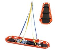 Civière-nacelle d'une capacité de Charge de 270 kg - Civière d'urgence avec Sangles et Harnais, adaptée à Une Utilisation en hélicoptère, en Montagne et en Milieu Aquatique - Civière à suspe