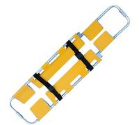 Civière Planche Dorsale Pliable, Avec Fonction Réglage La Longueur, Panneau Arrière Amovible En Alliage D'aluminium, Ceinture Sécurité Réglable, Adaptée À Recherche Au Sauvetage