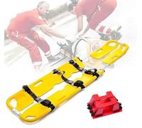 Civière pliable avec ceinture de sécurité, portable pour un transfert facile du patient, capacité de charge élevée 159 kg, idéal pour les urgences et les soins médicaux