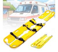CivièRe Pliable En Aluminium, CivièRe MéDicale Portable Emt, Longueur RéGlable, Planche Dorsale De Sauvetage Pour Patients, Capacité De Charge De 176 Kg, Avec Sangles De SéCurité