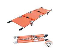 Civière pliable médicale en alliage d'aluminium portable pour le transport de patients dans les hôpitaux, les maisons, les lieux de sport et les ambulances