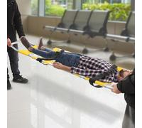 CivièRe Pliable, Planche Dorsale Pliable En Aluminium LéGer Et RéGlable, Planche De Sauvetage Pour Ambulanciers, Premiers Secours MéDicaux Pour Patients D'Urgence