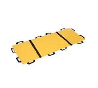 Civière pliable portable en tissu souple for hôpital, civière médicale d'urgence pour les hôpitaux, les installations sportives et(Yellow)