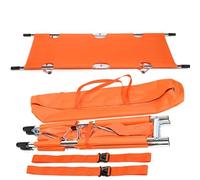 Civière pliable pour urgences médicales, en alliage d'aluminium de haute qualité, portable, transport médical d'urgence