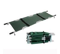 Civière pliante, civière de sauvetage d'urgence en alliage d'aluminium, civière médicale portative de transport de patients for hôpitaux/cliniques/familles/terrains de sport