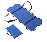 Civière Pliante D'urgence À 12 Poignées,Civière Médicale Souple Et Étanche,Fournitures For Soins Infirmiers For Personnes Handicapées,For Hôpitaux,Stades Et Ambulances(Blue)