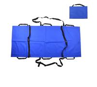 Civière portable, civière pliable, avec sac de transport - Drap de transfert souple en nylon robuste for patients hospitalisés, à domicile et en cas d'urgence, capacité de 220 lb(63 * 27.56in)