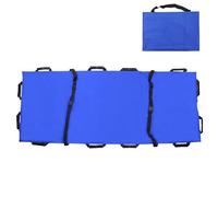 Civière portable, civière pliable, avec sac de transport - Drap de transfert souple en nylon robuste for patients hospitalisés, à domicile et en cas d'urgence, capacité de 220 lb(70.87 * 27.56in)