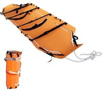 Civière portable d'urgence pliable - Outil de sauvetage léger pour la lutte contre les incendies, le sauvetage en montagne et les situations de premiers secours