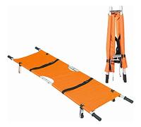Civière portative, civière pliante en alliage d'aluminium, civière plate médicale d'urgence en cas d'incendie, for les sites sportifs à domicile des cliniques hospitalières