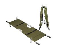 Civière Portative Pliante pour Une Urgence Médicale, Ambulance À Panneau Métallique Civière Imperméable De Tissu d'Oxford, Mover De Transport Sécurisé des Patients avec Roue,A