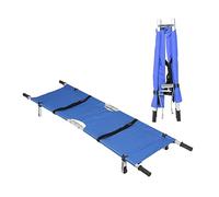 Civière Portative Pliante pour Une Urgence Médicale, Ambulance À Panneau Métallique Civière Imperméable De Tissu d'Oxford, Mover De Transport Sécurisé des Patients avec Roue,C