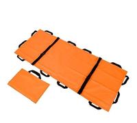 Civière souple 1 civière souple pliable, de sauvetage d'urgence avec sac transport(Orange)