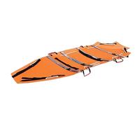 Civière souple Civière de premiers secours portable Chaise d'évacuation du personnel sauvetage en cas d'incendie Rouleau pliante(Orange)