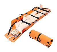 Civière souple de type rouleau multifonctionnel, civière de sauvetage d'urgence pliante, civière médicale portative de transport de patients, système de sauvetage de base en montagne