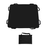 Civière Souple Portable En Tissu Oxford, Sangle De Levage D'urgence Pliable Et Épaisse For Personnes Âgées, Équipement De Premiers Secours For La Maison(Black)