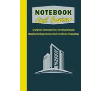 Civil Engineer Notebook: Striped Journal for Professional Engineering Notes and Project Planning