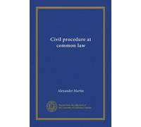 Civil procedure at common law