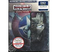 Civil War 3D Blu Ray Exclusive Limited Edition Steelbook (Blu Ray 3D + Blu Ray + Digital HD)