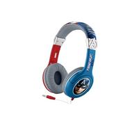 eKids Casque Captain America CA-140CW – circum-aural jack 3,5mm – Bleu/Rouge