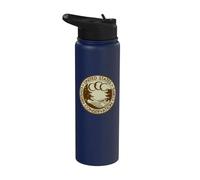 Civilian Conservation Corps CCC Logo Retro Outdoors 1930s Stainless Steel Insulated Water Bottle