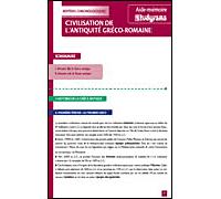 Civilisation de l'antiquité greco-romaine - Collectif - Studyrama Eds - broché - Essai
