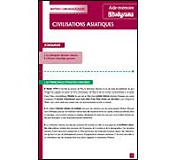 Civilisations asiatiques - Collectif - Studyrama Eds - broché - Essai