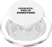 Civilité, essayez-Le de Temps en Temps PopSockets PopGrip pour MagSafe