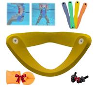 Civilizek Water Recliner, Grand Floats Grand Float-N-Fold Water Chair, Adult Funny Pool Floats, Aqua Floating Non Inflatable Loungers, Chair Float for Swimming Pool, Summer Pools Party Seats(Yellow,Sm