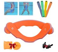 Civilizek Water Recliner, Grand Floats Grand Float-N-Fold Water Chair, Foldable Portable Recliner Chair, Non Inflatable Foam Float-N-Fold Chair for Pool Lake Swimming, Summer Pools Party Seats(Orange)