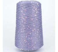 CIVIOOH Fil à Paillettes tissé à la Main, 500 g, pour vêtements, châles, écharpes, Crochet, 4 000 m