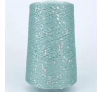 CIVIOOH Fil à Paillettes tissé à la Main, 500 g, pour vêtements, châles, écharpes, Crochet, 4 000 m