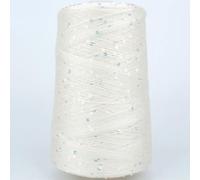 CIVIOOH Fil à Paillettes tissé à la Main, 500 g, pour vêtements, châles, écharpes, Crochet, 4 000 m