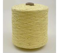 CIVIOOH Fil de Coton à Paillettes, 100 g, 420 m, 2 mm, pour décoration tricotée à la Main