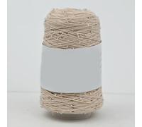 CIVIOOH Fil de Coton à Paillettes, 100 g, 420 m, 2 mm, pour décoration tricotée à la Main