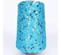 CIVIOOH Fil de Coton à Tricoter à la Main, 500 g/1 300 m, 3 mm + 6 mm, Paillettes, pour Femme, Pull, Chapeau, écharpe