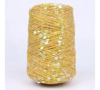 CIVIOOH Fil de Coton à Tricoter à la Main, 500 g/1 300 m, 3 mm + 6 mm, Paillettes, pour Femme, Pull, Chapeau, écharpe