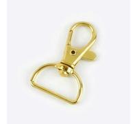 CIVIOOH Lot de 10 à 50 Boucles de Sangle de Sac en métal de 20/25 mm, Fermoir Mousqueton pivotant, Mousqueton pour Sangle, Porte-clés, Accessoires de Couture DIY