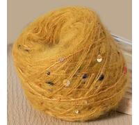 CIVIOOH Lot de 2 pelotes de 50 g de Fil Mohair à Paillettes pour Tricot, Pull, écharpe, Chapeau, châle, Manteau, DIY