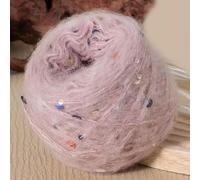 CIVIOOH Lot de 2 pelotes de 50 g de Fil Mohair à Paillettes pour Tricot, Pull, écharpe, Chapeau, châle, Manteau, DIY