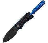 Civivi Baby Banter Black Nitro-V Black/Blue G10 Lame Fixe Design de Ben Petersen C23045-1